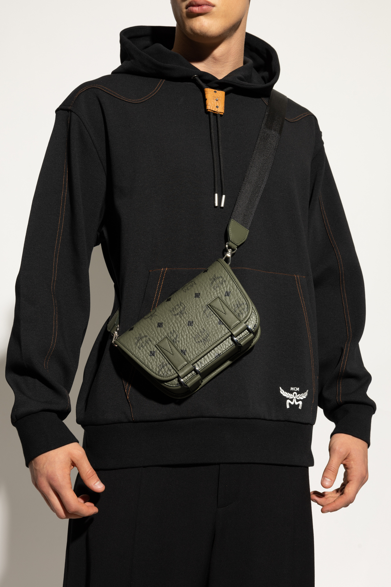 MCM Shoulder bag with logo | Men's Bags | Vitkac